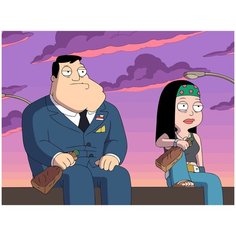 Картина по номерам на холсте американский папаша - 1090