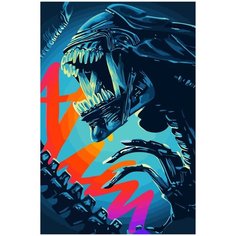 Картина по номерам на холсте Пришелец из космоса - 730 40X60