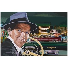 Картина по номерам на холсте Фрэнк Синатра - 106