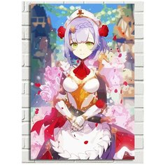 Картина по номерам Игра Genshin Impact Ноэль - 7587 В 60x40