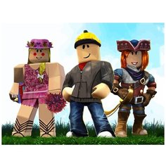 Картина по номерам на холсте Roblox - 4