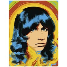 Картина по номерам на холсте Музыка Iggy Pop Игги Поп Арт - 7315 В 30x40