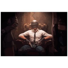 Картина по номерам на холсте игра PUBG 5860