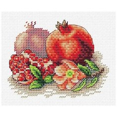 Набор для вышивания Жар-Птица "Сочный гранат", 9x11 см