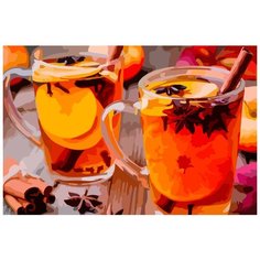 Картина по номерам на холсте Уютная осень 5663 60x40