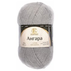 Пряжа Камтекс Ангара, 15 % шерсть, 35 % мохер, 50 % акрил, 100 г, 250 м, 5 шт., 168 светло-серый