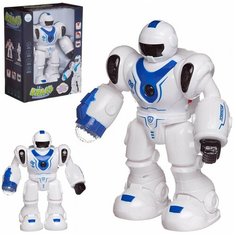 Робот Junfa Бласт Космический воин электромеханический свет/звук бело-синий ZY1215201/синий