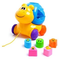 Каталка на верёвочке «Улитка», с сортером NO Name