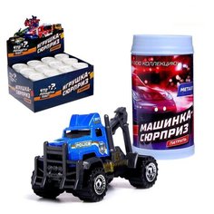 Машинка-сюрприз в банке, патруль, микс (1 шт.) Pro Market