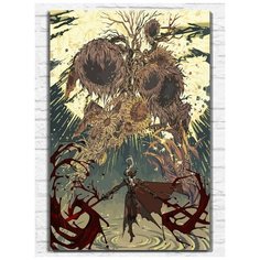 Картина по номерам на холсте игра Bloodborne - 9535 В 60x40