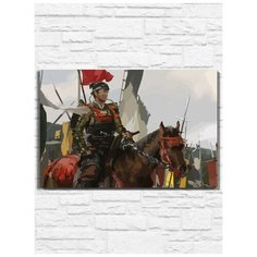 Картина по номерам на холсте игра ghost of tsushima - 9592 Г 30x40