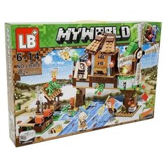 Конструктор / My World / Minecraft / Майнкрафт / Водная ферма / 402 детали / LB318 Планета Конструкторов