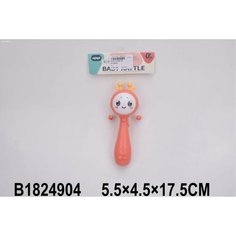 Погремушка "Оленёнок" на бат, звук. эффекты, в п 5,5x4,5x17,5 см With&Out