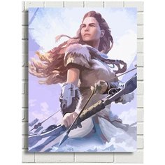 Картина по номерам игра Horizon Zero Dawn (Элой) - 8916 В 30x40