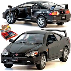 Машинка металлическая Kinsmart 1:34 Honda Integra Type R KT5053D инерционная, двери открываются / Черный