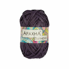 Пряжа ARACHNA "Papyrus" 100% целлюлоза 10 шт. х40г 50м №16 фиолетовый
