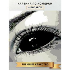 Картина по номерам Глаз / Eyeхолст на подрамнике 40*40