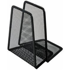 Подставка-держатель для книг, учебников, журналов Brauberg Germanium Mesh, 2 штуки, металл, 237977