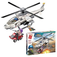 Конструктор Миротворцы «Вертолет», 3 минифигуры и 352 детали Qman