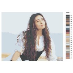 Картина по номерам W-650 "Турецкая актриса Неслихан Атагюль" 60х80 Brushes Paints