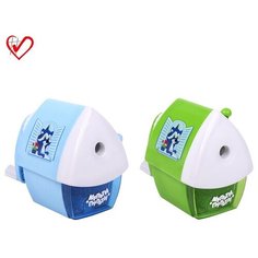 Точилка Мульти Пульти механическая "Енот на крыше", пластиковый корпус (MS_10467)