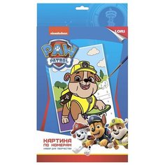 Картина по номерам LORI Щенячий патруль Крепыш 30 х 20,5 (Кнс-004)
