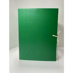 Короб архивный авира 320х200х230 мм бумвинил, светло-зеленый, 2 завязки