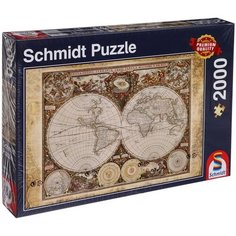 Пазл «Историческая карта», 2000 элементов Schmidt