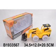 Трактор КНР на батарейках, свет, звук, в коробке, 2819-12А инерционный (1933567)