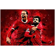 Картина по номерам на холсте Спорт футбол Ливерпуль - 901