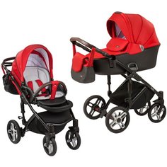 Детская коляска Nuovita Carro Sport 2 в 1 (Rosso nero/Красно-черный)