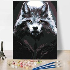 Картина по номерам, холст на подрамнике - Оборотень RED Panda
