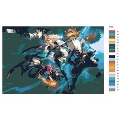 Картина по номерам Y-656 "League of Legends компьютерная игра." 60x90 Brushes Paints