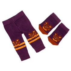 Карапуз Комплект одежды для куклы 40 - 46 см Энчантималс OTF-SS2202-EN-RU фиолетовый/желтый