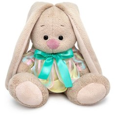 Мягкая игрушка Зайка Ми в сарафане и курточке, 15 см, бежевый
