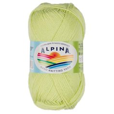 Пряжа ALPINA "LOLLIPOP" 100% хлопок 10 шт.х50г 175м №13 салатовый