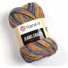 Пряжа YarnArt Jeans Crazy (8213), мультиколор, 5 шт. по 50 г