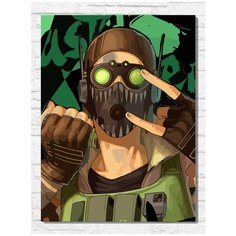 Картина по номерам на холсте игра APEX LEGENDS (Octane, Октейн, Апекс) - 9289 В 30x40