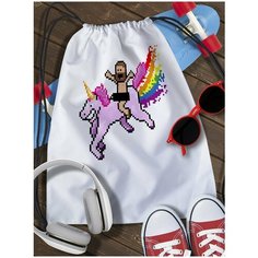 Мешок для сменной обуви пиксель арт - 6805 Brut Boxers