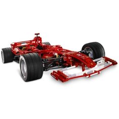 Конструктор для мальчиков "Машина Ferrari F1 Racer", 1242 деталей, масштаб 1:8, машинка игрушки, конструктор техник, детали подходят к наборам лего Jisi Bricks (Decool)
