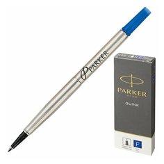 Стержень для ручки-роллера PARKER "Quink RB" металлический 116 мм узел 0 5 мм синий, 1 шт