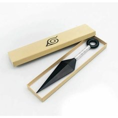 Нож Большой Кунай в коробке (белая рукоять) Noname