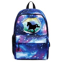 Рюкзак школьный Space cat портфель с ортопедической спинкой для первоклассника и подростков