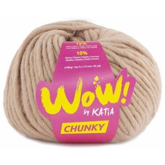 Пряжа для вязания Katia Wow-Chunky, 75% акрил, 15% шерсть, 10% альпака