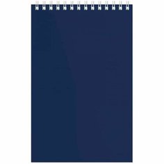 Блокнот Альт Офис A5, 60 листов, синий, в клетку, на спирали, 127х203 мм 61355