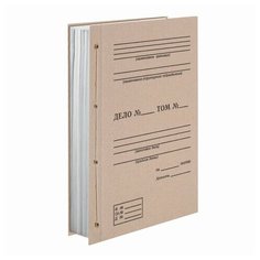 Крышки переплетные картонные А4 305х220 мм, комплект 100 шт. (обложка "Дело" - 50 шт, задник - 50 шт.), 112163 NO Name