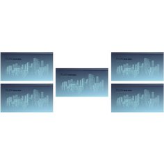 Планинг STAFF Metropolis 5 шт. недатированный, 64 листов, голубой/белый