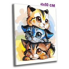 Картина по номерам 40х50 на холсте с подрамником