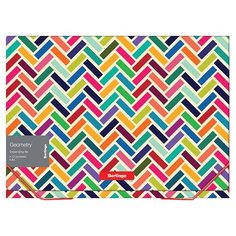 Папка-органайзер на резинке Berlingo Geometry (А4, 330x240x25мм, 700мкм, 12 отделений) c рисунком (XF4_12102), 12шт.