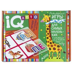 Настольная игра Айрис-пресс IQ лото Читаем по слогам. Учимся читать!